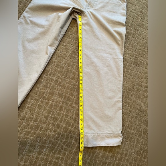 Horny Toad (Toad and Co) tan khaki cotton blend wide leg pants Size 10 - Picture 8 of 13